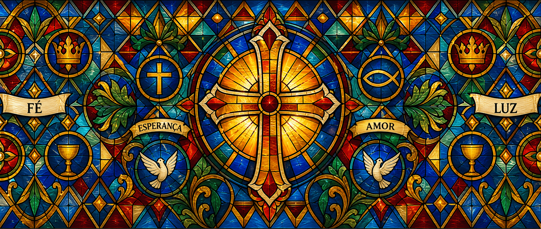 Copo Térmico — Religião Vitral